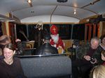 Der Nikolaus und der Krampus im Triebwagen
